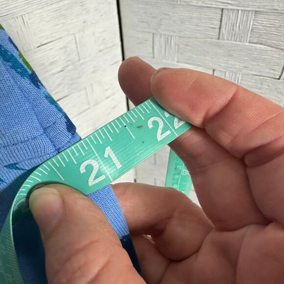 Red Ginger women’s travel T-shirt, dress blue tropical coastal beach pockets￼ - Picture 7 of 9